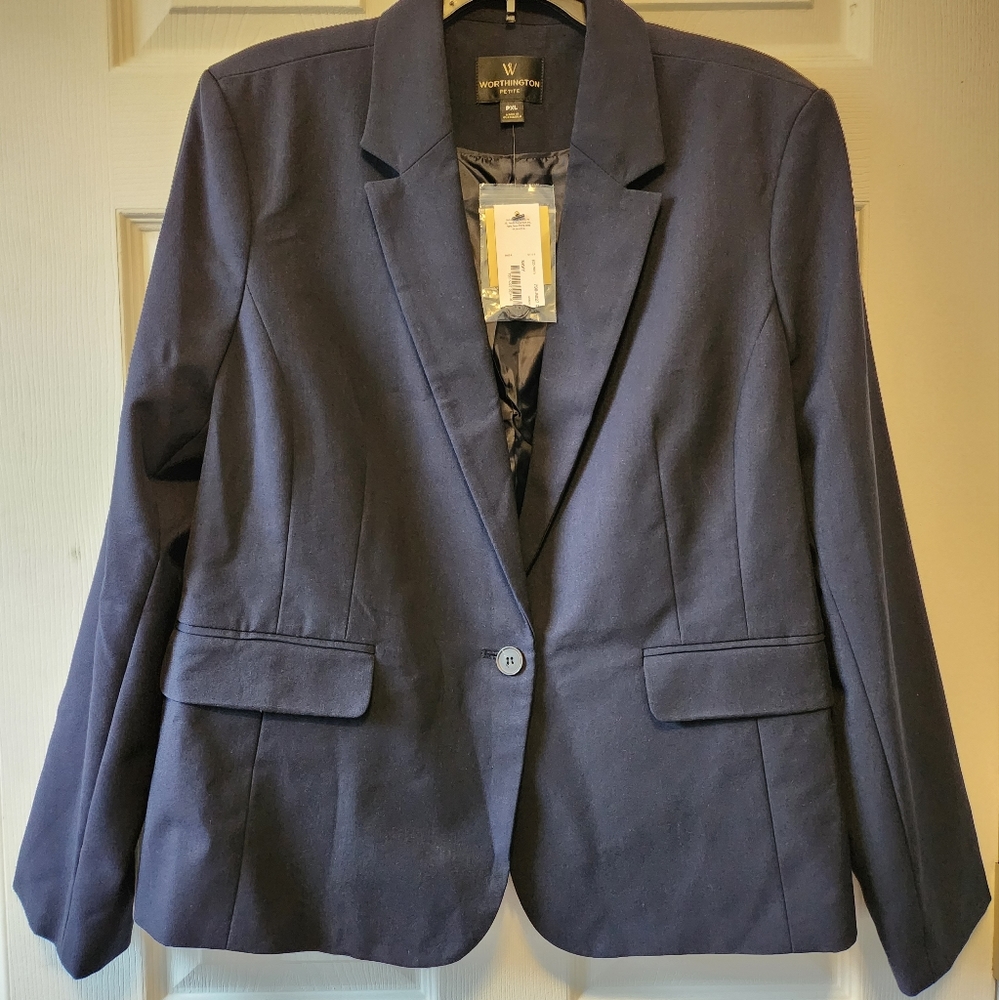 NWT Navy Suit Jacket Worthington